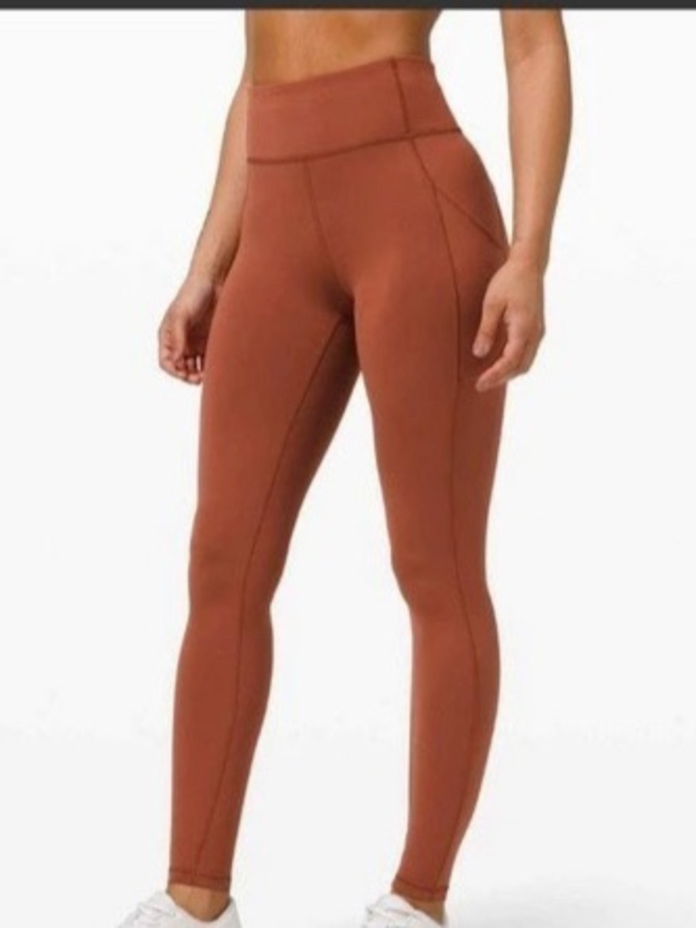 lululemon Invigorate High-Rise Tight 28" Leggings in Orange Size 6 Like New